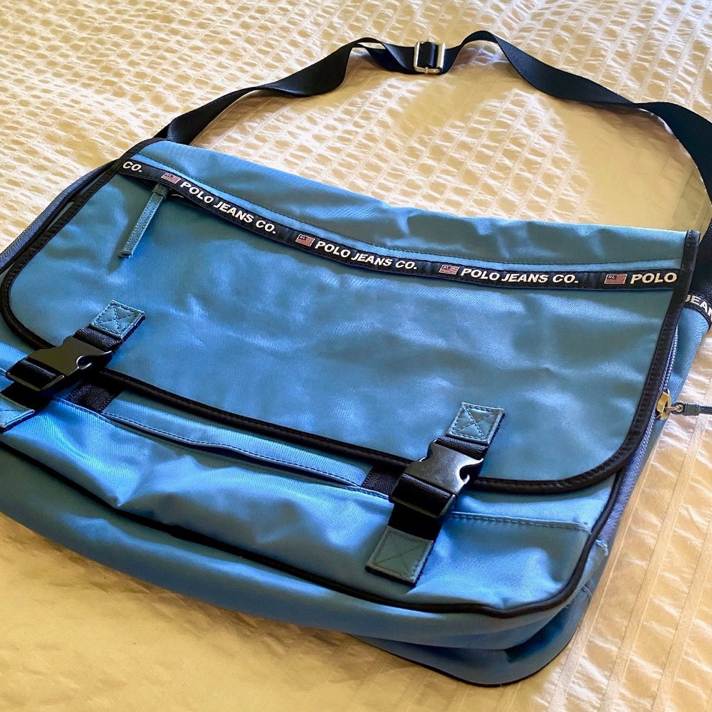 Vintage Ralph Lauren Polo Jeans Co Messenger Bag